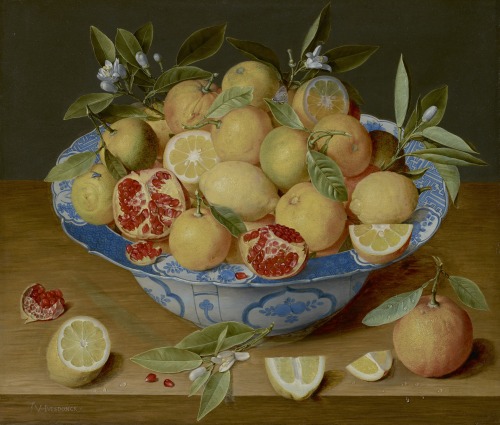 Still Life with Lemons, Oranges, and a Pomegranate, Jacob van Hulsdonck, ca. 1630