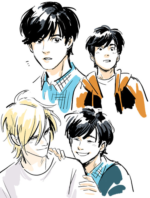 temariart:BANANA FISH sketches!