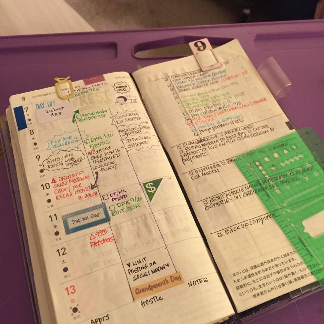 Hobonichi Love — dragonflykeep: It's planner time! I love ending