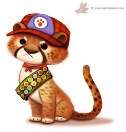 cryptid-creations:  Daily Paint #1078. Cub