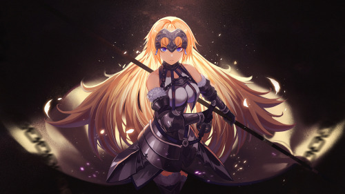 animepopheart:★ 【Mok】 「ジャンヌ・ダルク」 ☆⊳ jeanne (fate/grand order)✔ republished w/permission⊳ ⊳ follow me