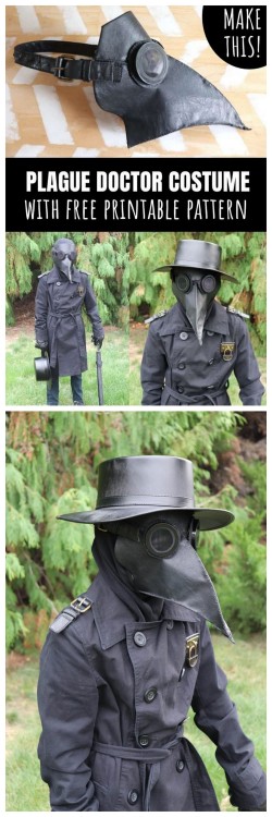 DIY Plague Doctor CostumeMake a Plague Doctor Mask from a leather purse.Find the very detailed tutor