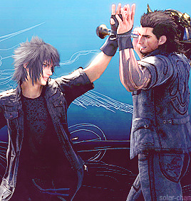 solar-chan:“That’s what i call teamwork” - Gladiolus Amicitia Final Fantasy
