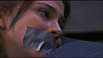 XXX gaggedactresses:  Lovely tape-gagged Greeicy photo
