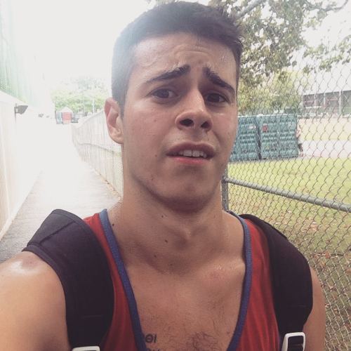 notpano:  Jus got in an intense track workout in this insane humidity and I’m wetter than when I saw Magic Mike XXL