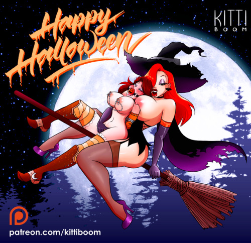 kittiboom: happy halloween! a very happy adult photos