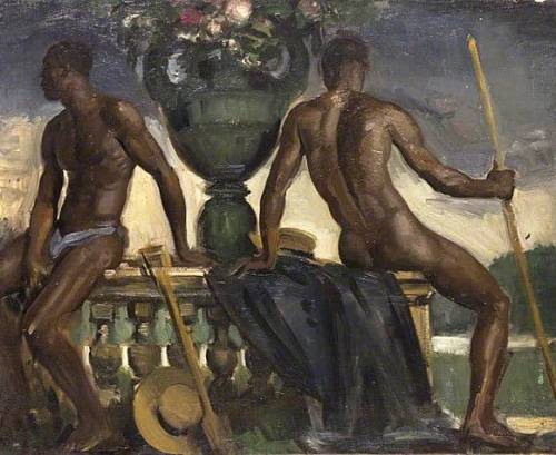 antonio-m:‘Adam’s Work’ by William Bruce Ellis Ranken (1881-1941). British artist. oil on canvas