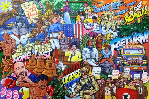 gerilya: PHILIPPINES-USA SHARED HISTORYPainting by GerilyaAcrylic on Canvas24 in x 36 in Commissione