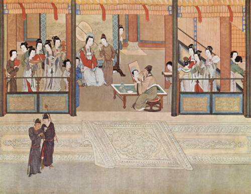 Early Morning at the Han Palace, Qiu Ying, between 1530 and 1550