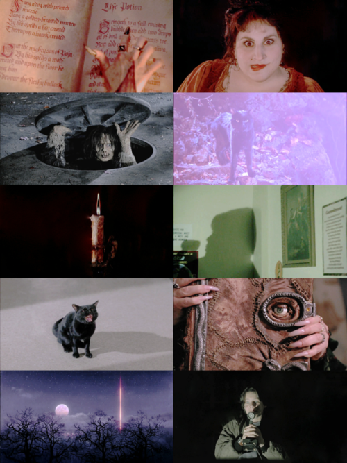 filmchrist:  My ungodly book speaks to you. On All Hallow’s Eve, when the moon is round, a virgin will summon us from under the ground. Oh! Oh! We shall be back, and the lives of all the children of Salem will be mine!  Hocus Pocus (1993, director Kenny