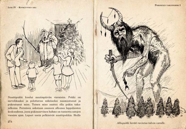 sixpenceee:  Holiday Season in Finland  According to Finnish legends and lore, Santa