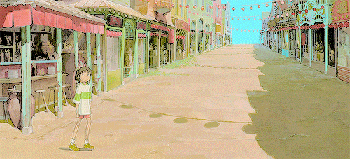 the-princess-in-the-tower:Spirited Away + scenery, pt. 1