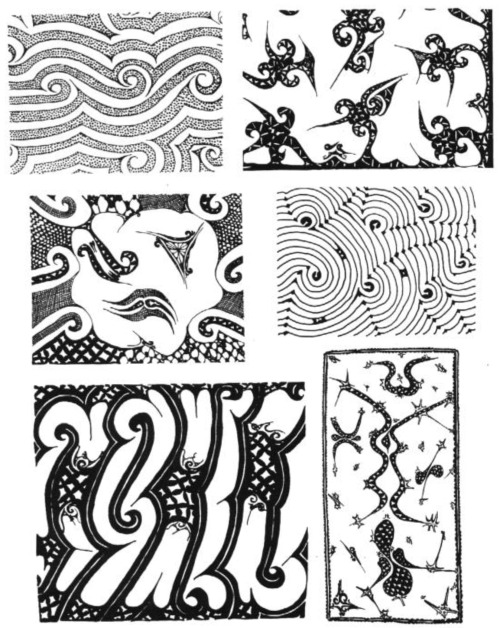 ukpuru:Uli (or urie) designs on paper by Igbo women in the earlier part of the 20th century.