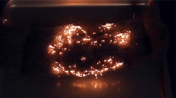 blazepress:  Burning steel wool.