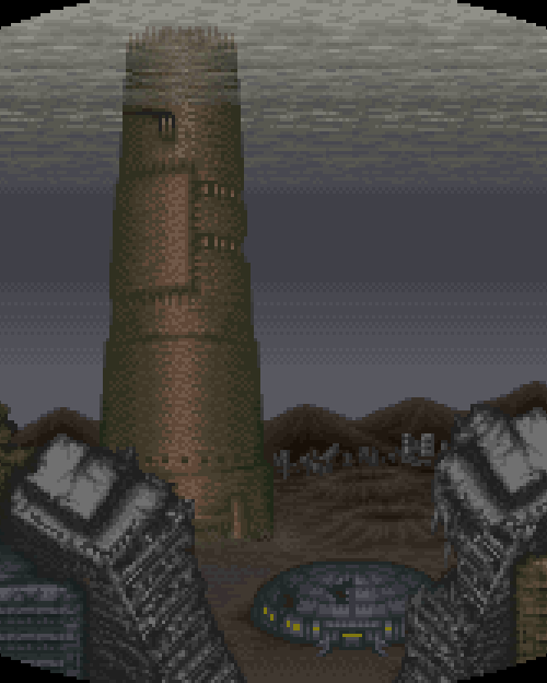 morebuildingsandfood:  Jade’s tower from Tuff E Nuff, by Jaleco. 