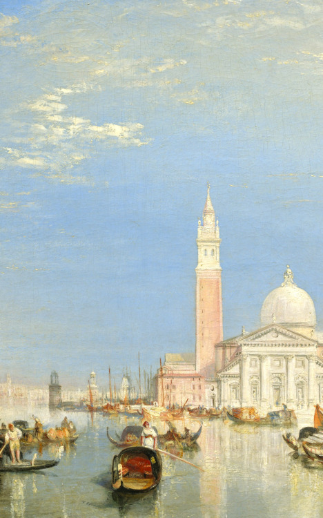 Venice: The Dogana and San Giorgio Maggiore (detail), c. 1834. John Mallord William Turner 