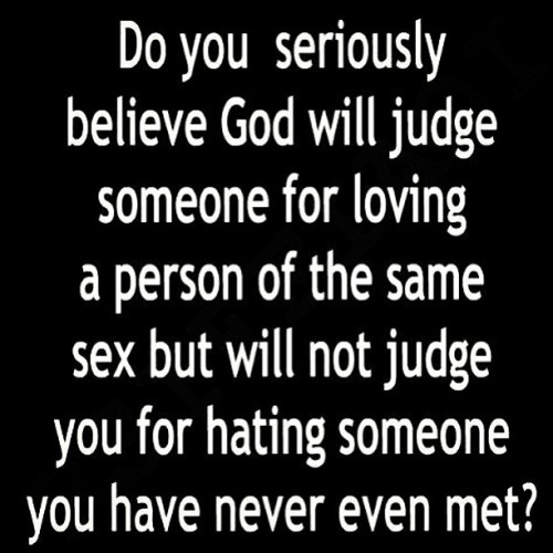 I’m not religious myself but it still angers me when people hate others for no reason. #love #peace #unity #dontjudgeme #LGBT 