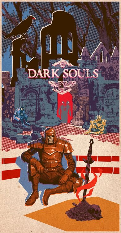 gamedevinspo:  Dark Souls by Luis Melo