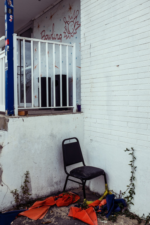 americanroads:  The last day of Asbury Lanes; a portrait in chairs and things left behind209 4th Ave. Asbury Park, NJ 07712Instagram | Zine 