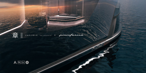 Piccarini x Pininfarina Sail Catamaran ‘Capitolo’Samuele Errico Piccarini Design