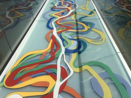 “Mississippi Meanders&quot;Elyn ZimmermanLaminated Tempered glass, Steel and Aluminum Supp