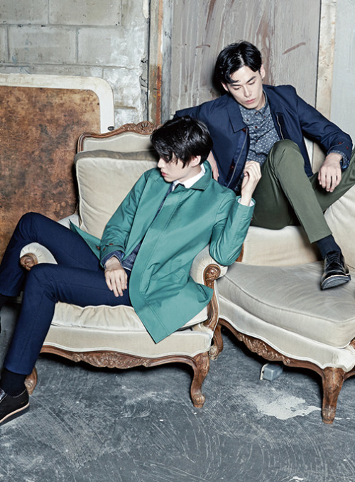 fyjaehyeon:  CHRIS CHRISTY, 2014 Fall Campaign with Ahn Jae Hyeon and Kim Won Joong  