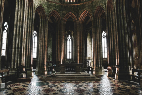 Porn Pics vintagepales2:  Mont Saint Michel Abbey 