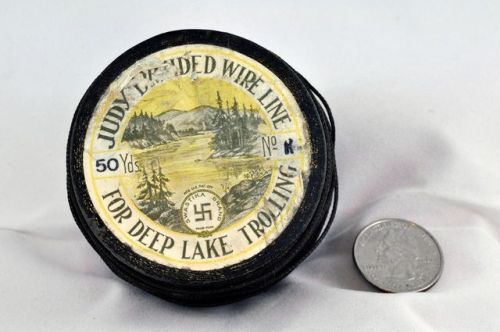 Swastika Brand fishing line. Not sure of the date,but probably around 1930. I believe Swastika Brand