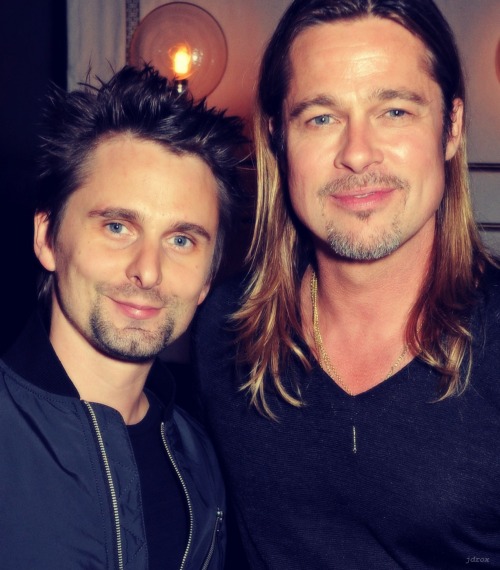 jdrox:  Matt Bellamy and Brad Pitt ermahgerd