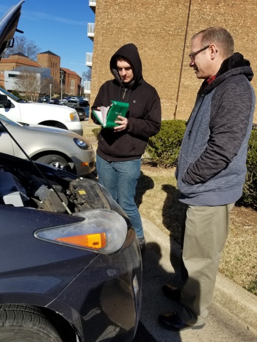 Nothing like a dead battery on a frigid morning