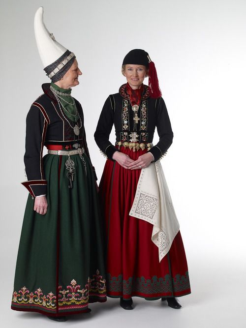 Icelandic traditional fashions1. Faldbúningur2. Kiska boiled wool jacket, embroidered, for women