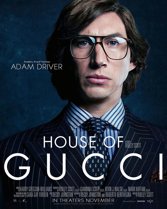 Scepticisme Voortdurende vredig Adam Driver Daily — NEW official poster for House of Gucci (2021)