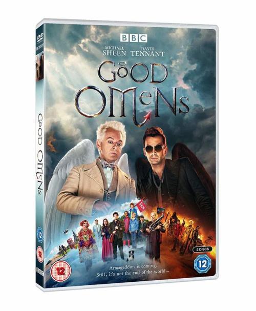 fuckyeahgoodomens:LOOK AT THE UPCOMING DVD COVER!Looks amazing! :) amazon.com DVD / Blu-ray - $24.01