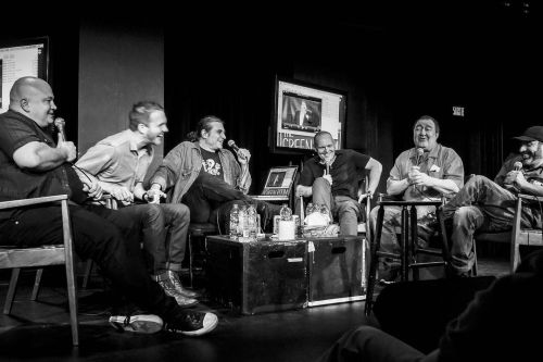 #tbt The Green Room with Paul Provenza at Just For Laughs in Montreal July 2017. L to R @robertkellylive @mrdarrinrose @paulprovenza @wilfredburr @domirrera @daveattell #greenroomwithpaulprovenza...