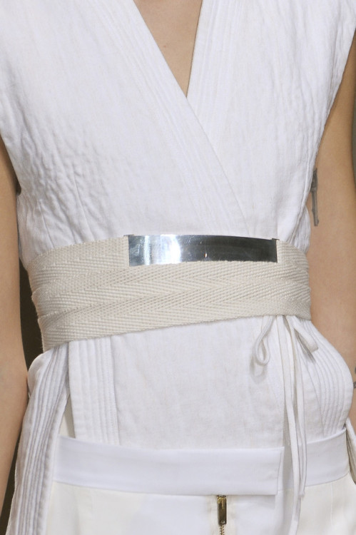 lacollectionneuse: CELINE セリーヌ ベルト 459202INL ホワイト系 canvas wrap belt with gold buckle • c&e