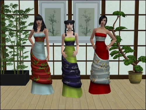 whattheskell: FORMAL FEBRUARY DAY 15 - TS2S Asian Fusion UM Separated out the meshes and textures f