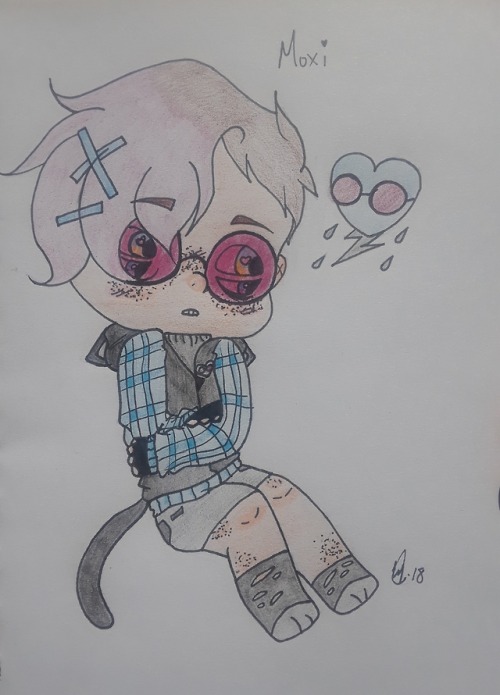 the-gayest-potato-chip:The second I saw @fangirltothefullest’s Moxiety fusion Moxi, I fell in 