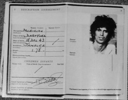 keithswhore:  Keith Richards passport