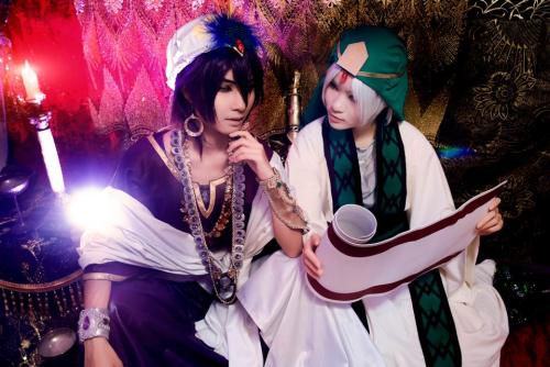 MAGI: THE LABYRINTH OF MAGIC cosplaySinbad: Seiran KisaragiJafar: HunterPhoto by Tobeo Nhatnha