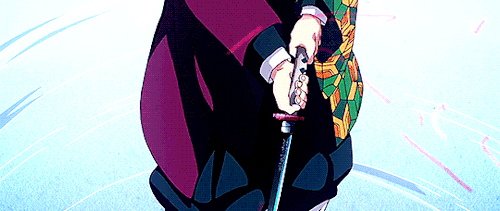 ydotome: Blood Demon Art… Cutting Thread Rotation! vs. Water Breathing… Eleventh From… Dead Calm.  -