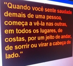 Você sabe que é sincero...