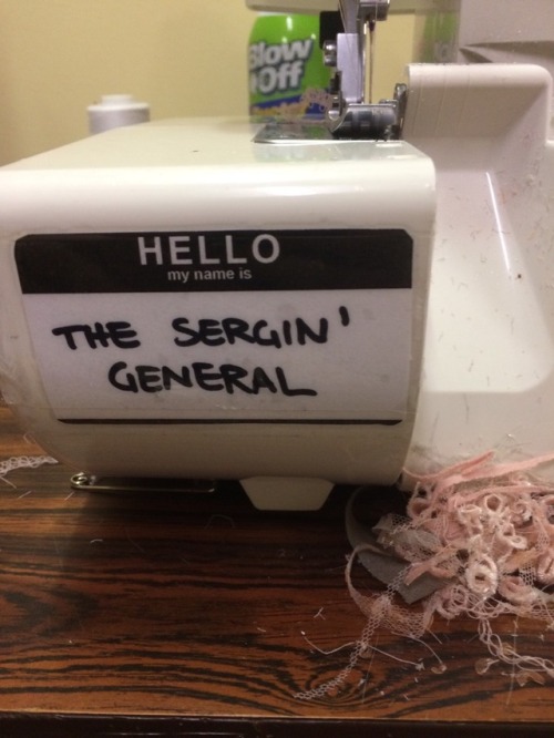 orlofsky:Today at work I named the sergers