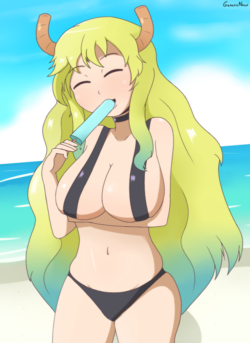 genericnoun:  Lucoa in Her Sexy Swimsuit  Winner of the Dragon Maid Poll I did a little bit ago. Enj