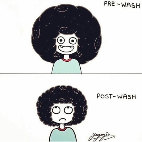 The struggle. #2frochicks #Curlygirlhairprobs #Thestruggle #washday #naturalgirlsrock #blowout #Shri