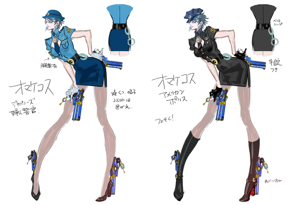 streetsahead99:  Bayonetta 2 Character Sketches [Source]