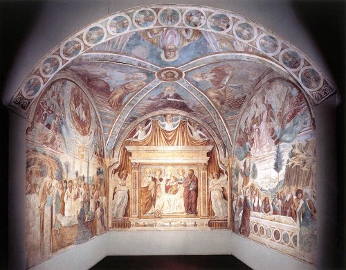 benozzo-gozzoli:Overall view of the Tabernacle of the Madonna delle Tosse, 1484, Benozzo GozzoliMedi