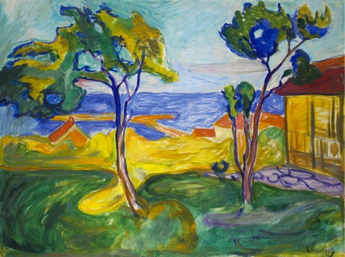 thunderstruck9:  Edvard Munch (Norwegian, 1863-1944), From Åsgårdstrand, 1904. Oil on canvas, 68.5 x 90.5 cm.