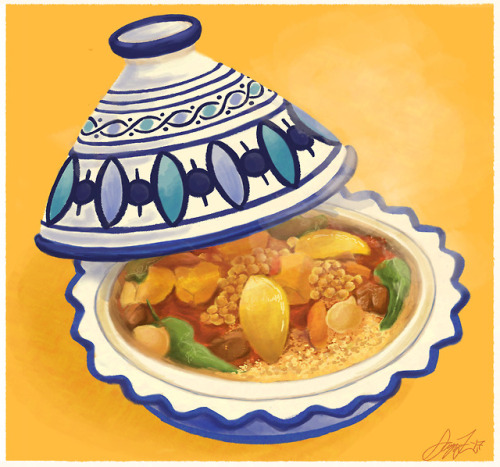 A commission I did for “Our Tunisian Table” 