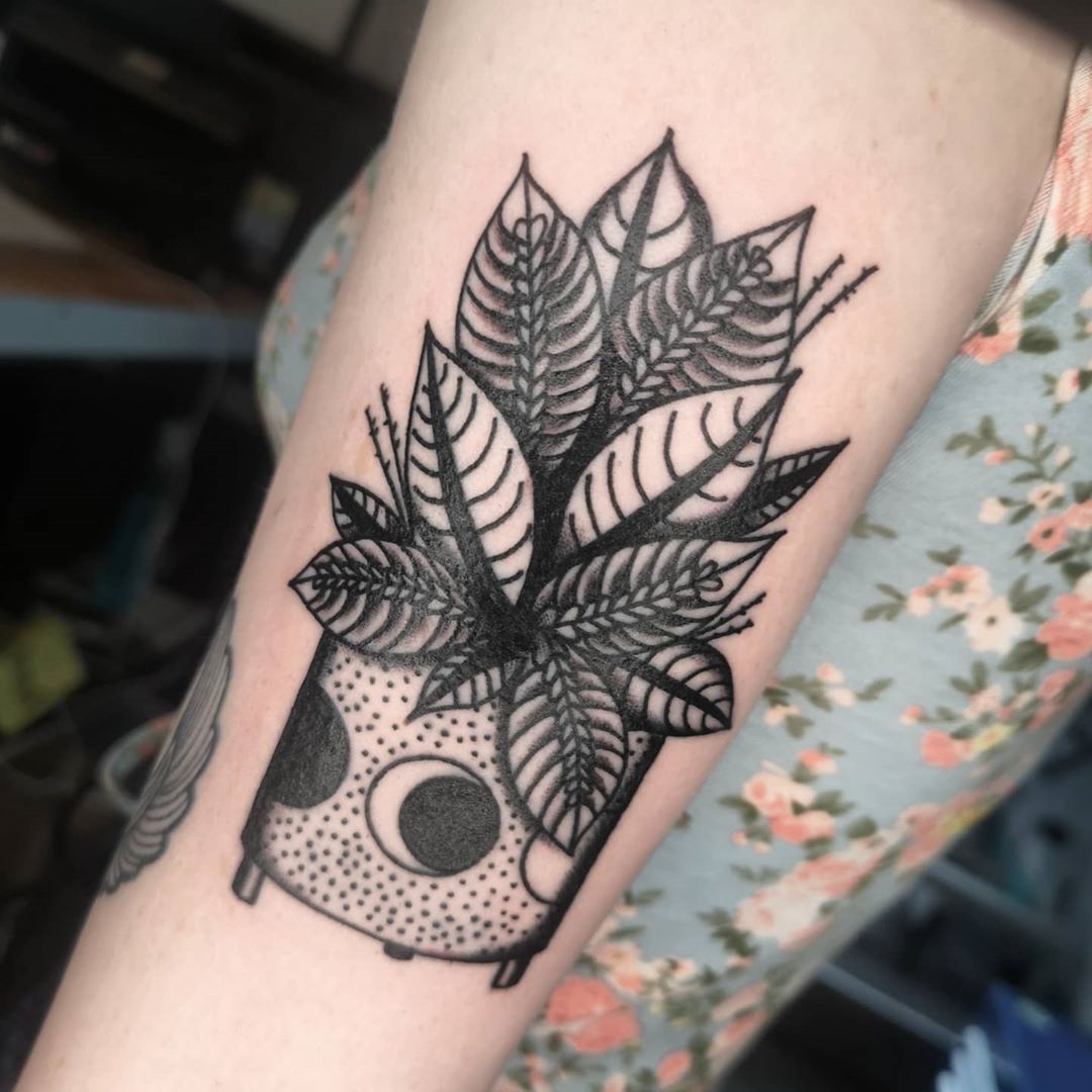 Thriving Houseplant Tattoos