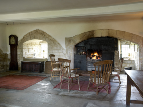 cair–paravel:Interiors of Markenfield Hall, a medieval manor near Ripon, North Yorkshire, dating bac
